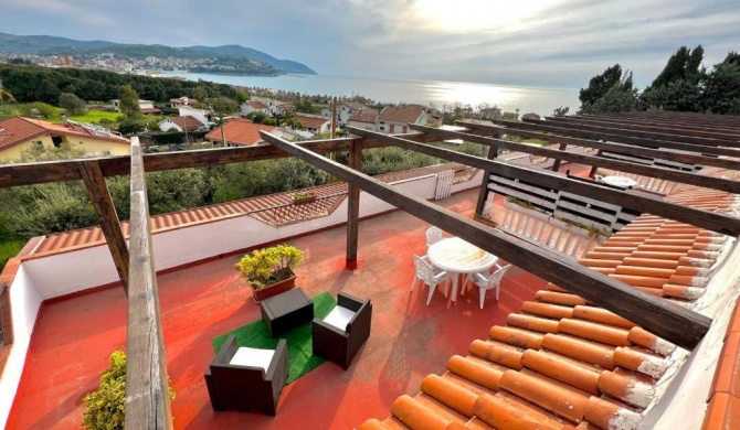 VILLA AGROPOLI CON TERRAZZA VISTA MARE