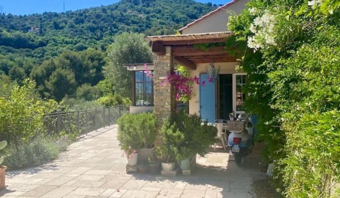 Charming villa with swimming pool near Alassio